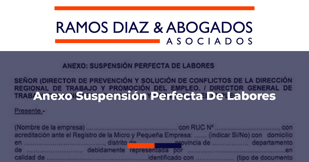 Anexo - Suspensión Perfecta De Labores: Todo Lo Que Debes Saber Sobre ...